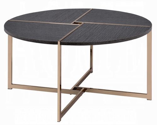 Acme Bromia Black & Champagne Coffee Table