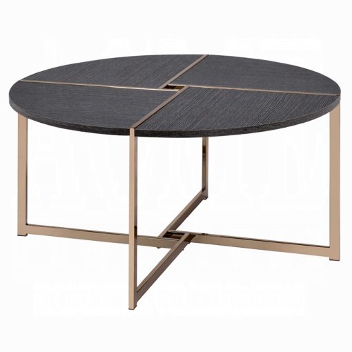 Acme Bromia Black & Champagne Coffee Table