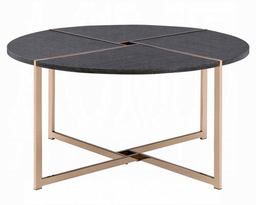 Acme Bromia Black & Champagne Coffee Table