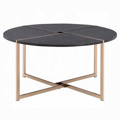 Acme Bromia Black & Champagne Coffee Table