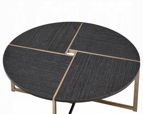 Acme Bromia Black & Champagne Coffee Table