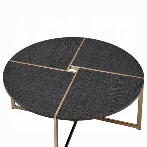 Acme Bromia Black & Champagne Coffee Table