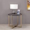 Acme Bromia Black & Champagne End Table