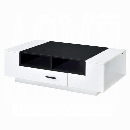 Acme Armour White & Black Coffee Table - Image 2