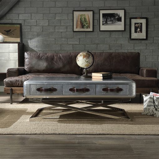 Acme Brancaster Aluminum Rectangular Coffee Table