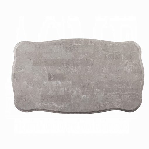 Acme Ariadne Marble Top & Platinum Coffee Table - Image 4