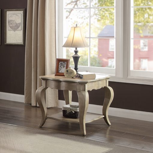 Acme Chelmsford Antique Taupe End Table