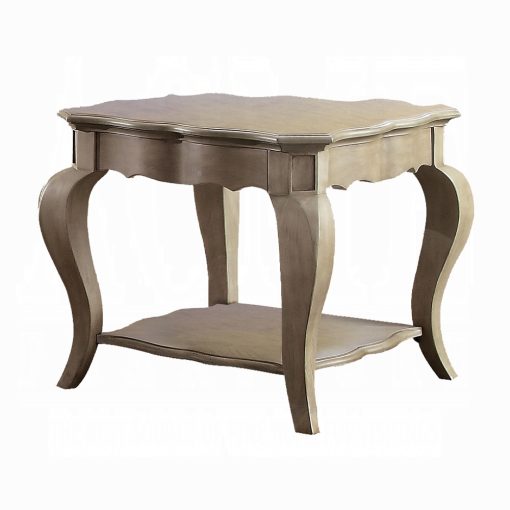 Acme Chelmsford Antique Taupe End Table - Image 2