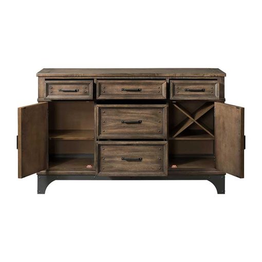 Intercon Whiskey River Gunpowder Grey Sideboard - Image 2