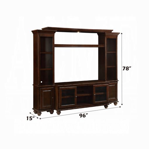 Acme Dita Walnut Entertainment Center - Image 9