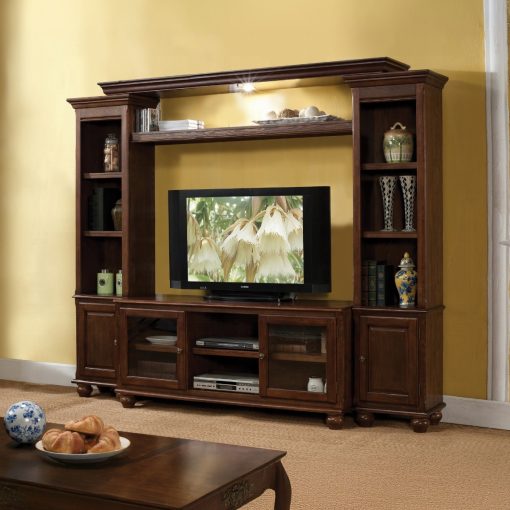Acme Dita Walnut Entertainment Center - Image 7