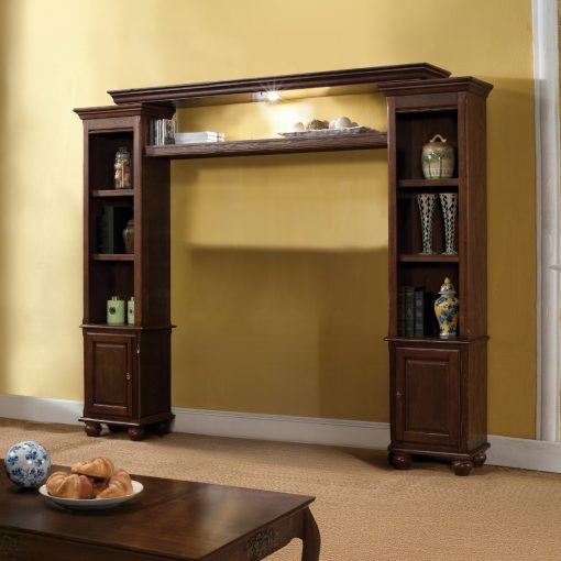 Acme Dita Walnut Entertainment Center - Image 8
