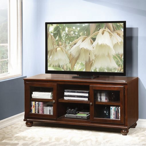 Acme Dita Walnut TV Stand