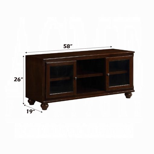 Acme Dita Walnut TV Stand - Image 12
