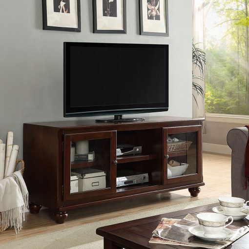 Acme Dita Walnut TV Stand - Image 11