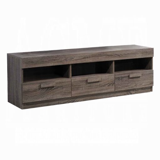 Acme Alvin Rustic Oak Tv Stand - Image 2