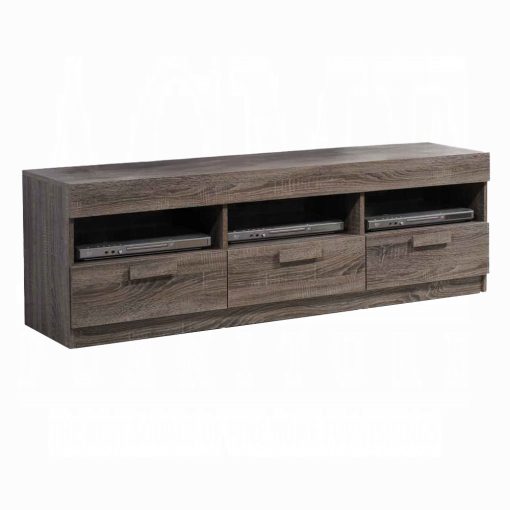 Acme Alvin Rustic Oak Tv Stand - Image 3