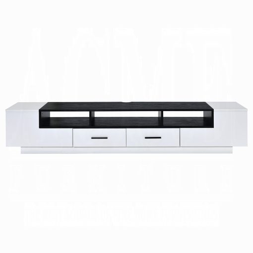 Acme Armour White & Black TV Stand - Image 3