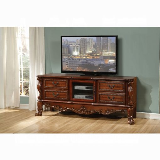 Acme Dresden Cherry Oak TV Stand