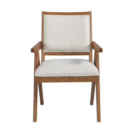 Intercon Vantage Organic Spice Acacia A-Frame Arm Chair - Image 2