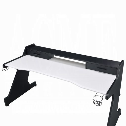 Acme Bigga Black & White Gaming Desk - Image 4