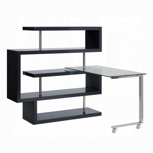 Acme Buck II Writing Desk with Bookshelf - Image 2