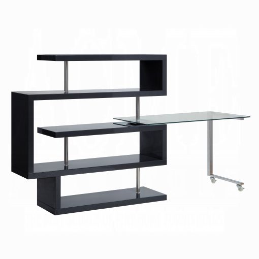 Acme Buck II Writing Desk with Bookshelf - Image 3