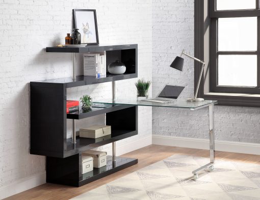 Acme Buck II Writing Desk with Bookshelf - Image 7
