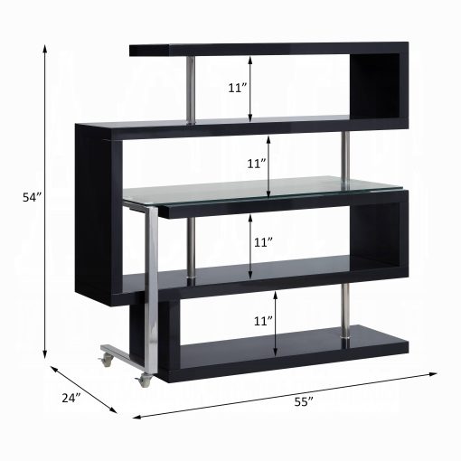 Acme Buck II Writing Desk with Bookshelf - Image 9