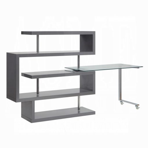 Acme Buck II Writing Desk with Bookshelf - Image 12