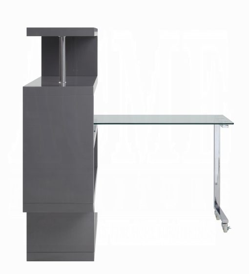 Acme Buck II Writing Desk with Bookshelf - Image 13