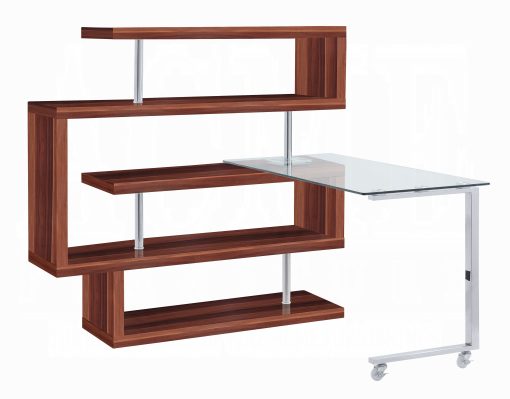 Acme Buck II Writing Desk with Bookshelf - Image 20