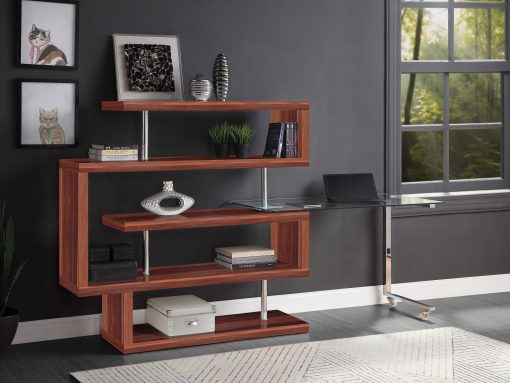 Acme Buck II Writing Desk with Bookshelf - Image 19