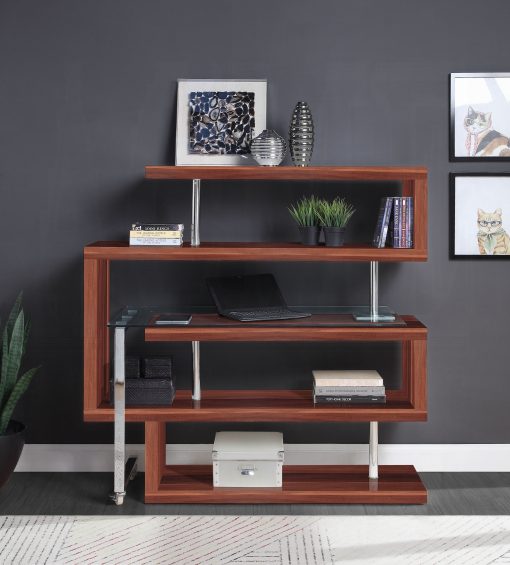 Acme Buck II Writing Desk with Bookshelf - Image 26