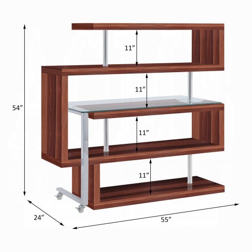 Acme Buck II Writing Desk with Bookshelf - Image 27