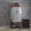 Acme Brancaster Retro Brown Top Grain Leather & Aluminum Wine Cooler