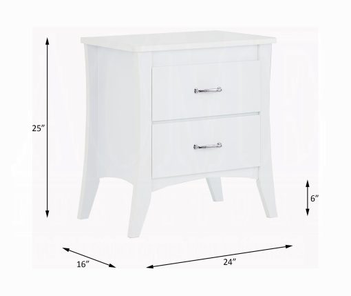 Acme Babb White Accent Table - Image 2