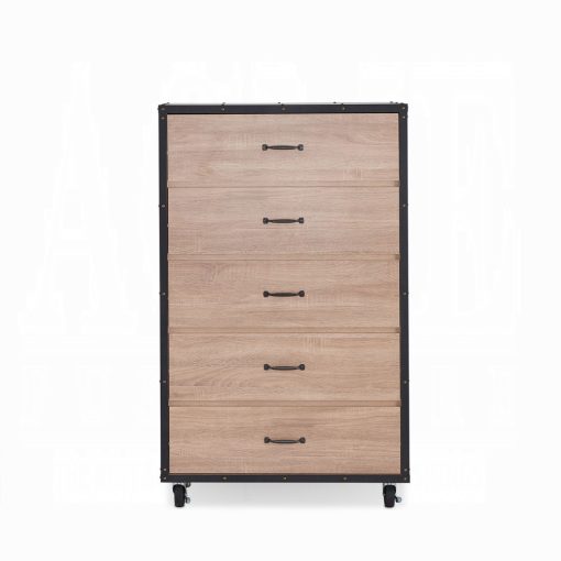 Acme Bemis Weathered Light Oak Chest - Image 3