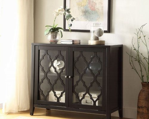 Acme Ceara Black Console Cabinet