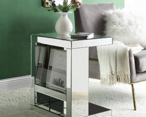 Acme Dominic Mirrored Accent Table
