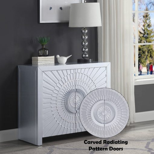 Acme Cicero Platinum Console Cabinet - Image 7