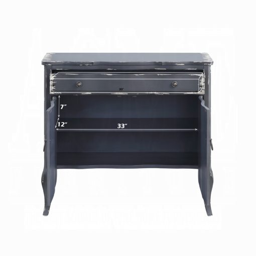 Acme Deianira Antique Gray Console Cabinet - Image 6