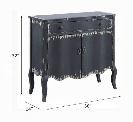 Acme Deianira Antique Gray Console Cabinet - Image 5