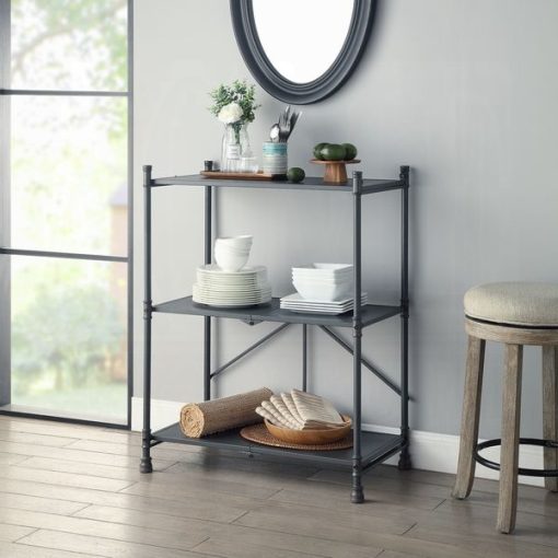 Acme Cordelia Sandy Black Dark Bronze Hand-Brushed Console Table