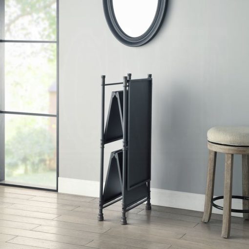 Acme Cordelia Sandy Black Dark Bronze Hand-Brushed Console Table - Image 2