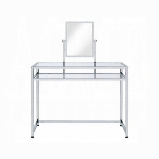 Acme Coleen Chrome Vanity Set - Image 3