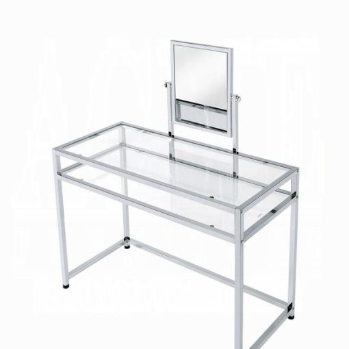 Acme Coleen Chrome Vanity Set - Image 4