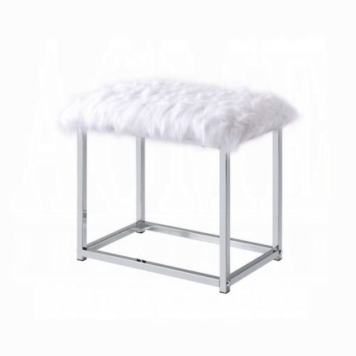Acme Coleen Chrome Vanity Set - Image 5