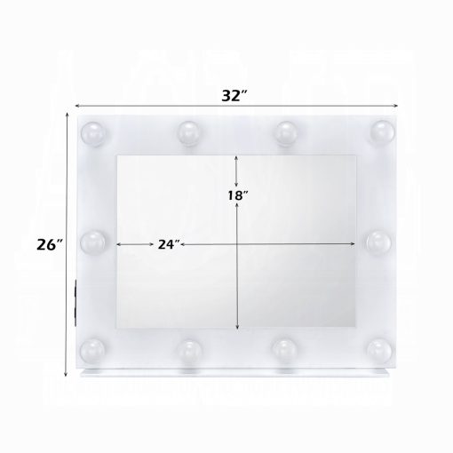 Acme Avery White Accent Mirror - Image 7