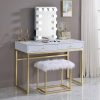 Acme Asa White Accent Mirror